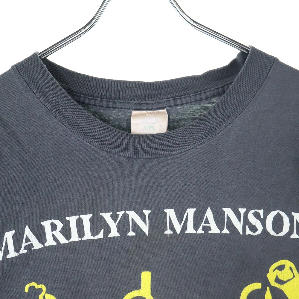 VINTAGE(ヴィンテージ) 90S VINTAGE MARILYN MANSON 1996 SUICIDE YOU MIGHT AS WELL KILL YOURSELF YOU'RE ALREADY DEAD TEE マリリンマンソン 両面プリント クルーネック半袖Tシャツ