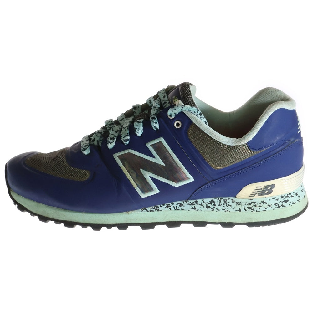 New Balance(ニューバランス) ML574OBB レザー ローカットスニーカー ネイビー/グレー US10/28cm