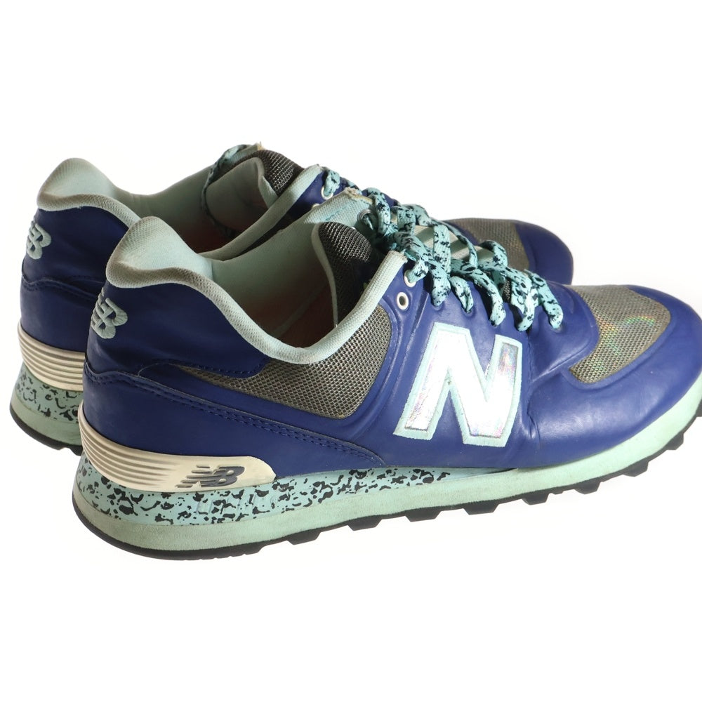 New Balance(ニューバランス) ML574OBB レザー ローカットスニーカー ネイビー/グレー US10/28cm