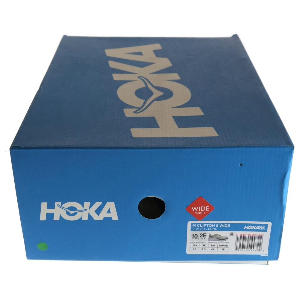 HOKA ONE ONE(ホカオネオネ) M CLIFTON8 WIDE サイドロゴ メッシュ ローカットスニーカー グレー US10/28cm 1121374