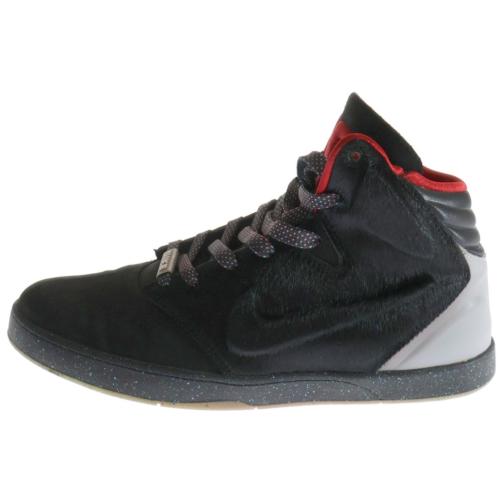 NIKE(ナイキ) KOBE 9 NSW LIFESTYLE YOH QS コービー9 ライフスタイル ファー ハイカットスニーカー ブラック US10/28cm 647594-001