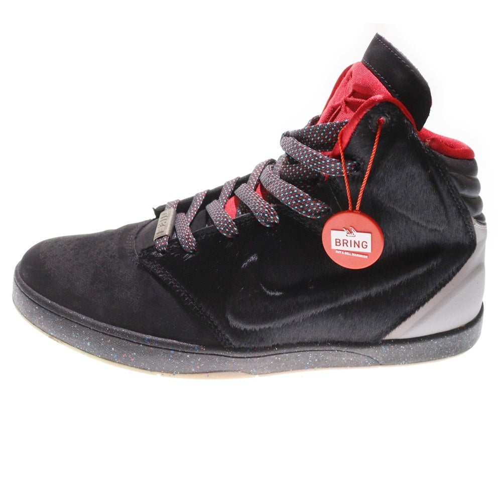 NIKE(ナイキ) KOBE 9 NSW LIFESTYLE YOH QS コービー9 ライフスタイル ファー ハイカットスニーカー ブラック US10/28cm 647594-001