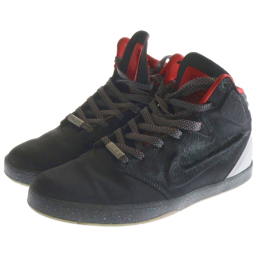 NIKE(ナイキ) KOBE 9 NSW LIFESTYLE YOH QS コービー9 ライフスタイル ファー ハイカットスニーカー ブラック US10/28cm 647594-001