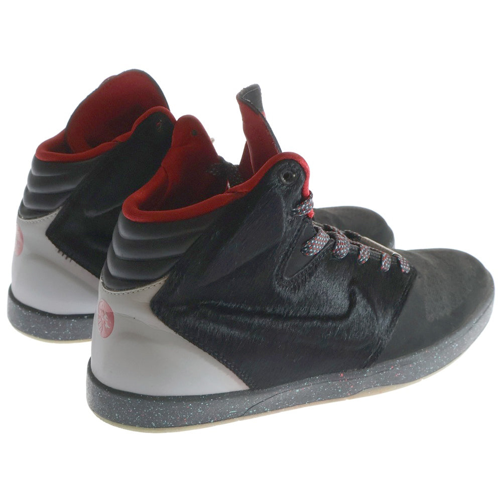 NIKE(ナイキ) KOBE 9 NSW LIFESTYLE YOH QS コービー9 ライフスタイル ファー ハイカットスニーカー ブラック US10/28cm 647594-001