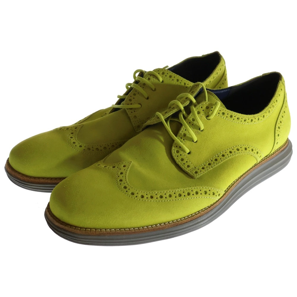 NIKE(ナイキ) ×COLE HAAN LUNARGRAND コールハーン ルナグランド ウイングチップ スエード ローカットスニーカー ライトグリーン US11/29cm C11500