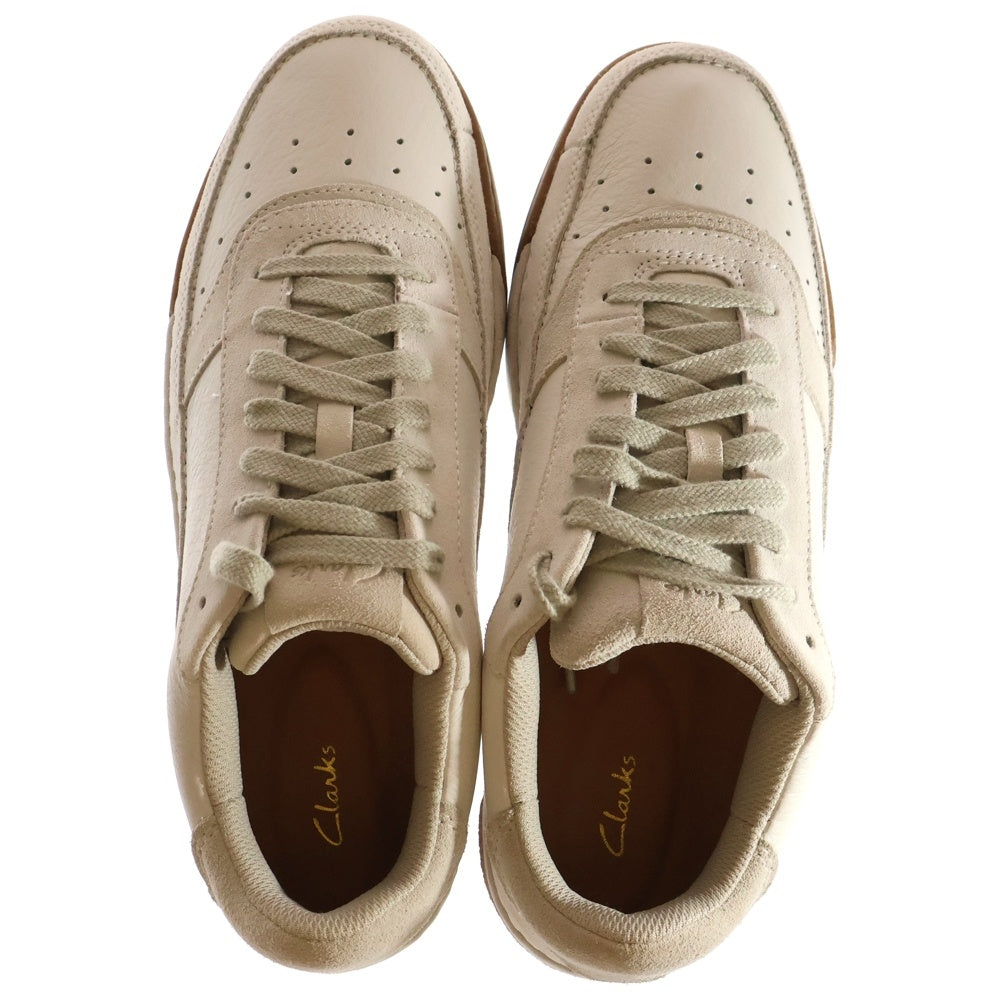 Clarks(クラークス) CRAFTCOURT LACE クラフトコートレース プラットフォーム ローカットスニーカー ホワイト US11/28cm