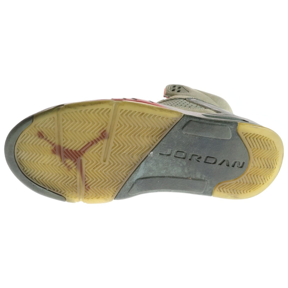 NIKE(ナイキ) AIR JORDAN 5 RETRO P51 エアジョーダン5 レトロ カモ柄 ハイカットスニーカー カーキ US11/29cm 136027-051