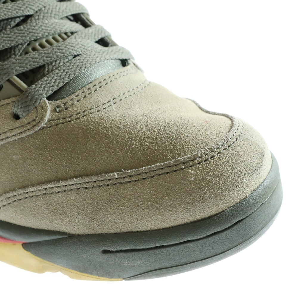 NIKE(ナイキ) AIR JORDAN 5 RETRO P51 エアジョーダン5 レトロ カモ柄 ハイカットスニーカー カーキ US11/29cm 136027-051