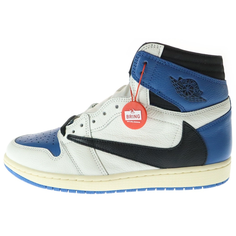NIKE(ナイキ) ×TRAVIS SCOTT FRAGMENT AIR JORDAN 1 RETRO HIGH OG SP トラヴィススコット フラグメント エアジョーダン1 ハイカットスニーカー US11/29cm DH3227-105