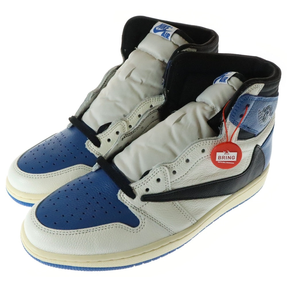NIKE(ナイキ) ×TRAVIS SCOTT FRAGMENT AIR JORDAN 1 RETRO HIGH OG SP トラヴィススコット フラグメント エアジョーダン1 ハイカットスニーカー US11/29cm DH3227-105