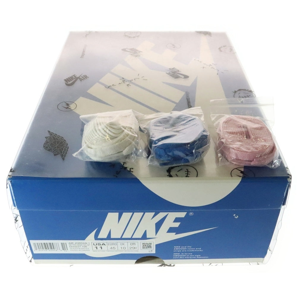 NIKE(ナイキ) ×TRAVIS SCOTT FRAGMENT AIR JORDAN 1 RETRO HIGH OG SP トラヴィススコット フラグメント エアジョーダン1 ハイカットスニーカー US11/29cm DH3227-105