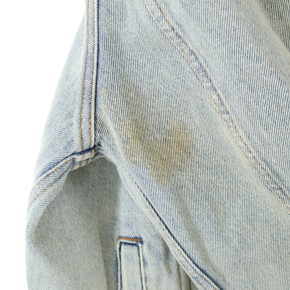 BALENCIAGA(バレンシアガ) Back Logo Crush Denim Jacket バックロゴ クラッシュ デニム トラッカー ジャケット インディゴ 557351