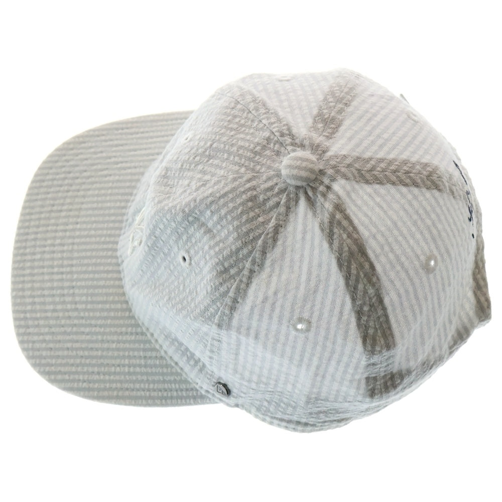 KITH(キス) ×NEW ERA ニューエラ ニューヨークヤンキース ストライプ キャップ 帽子 グレー