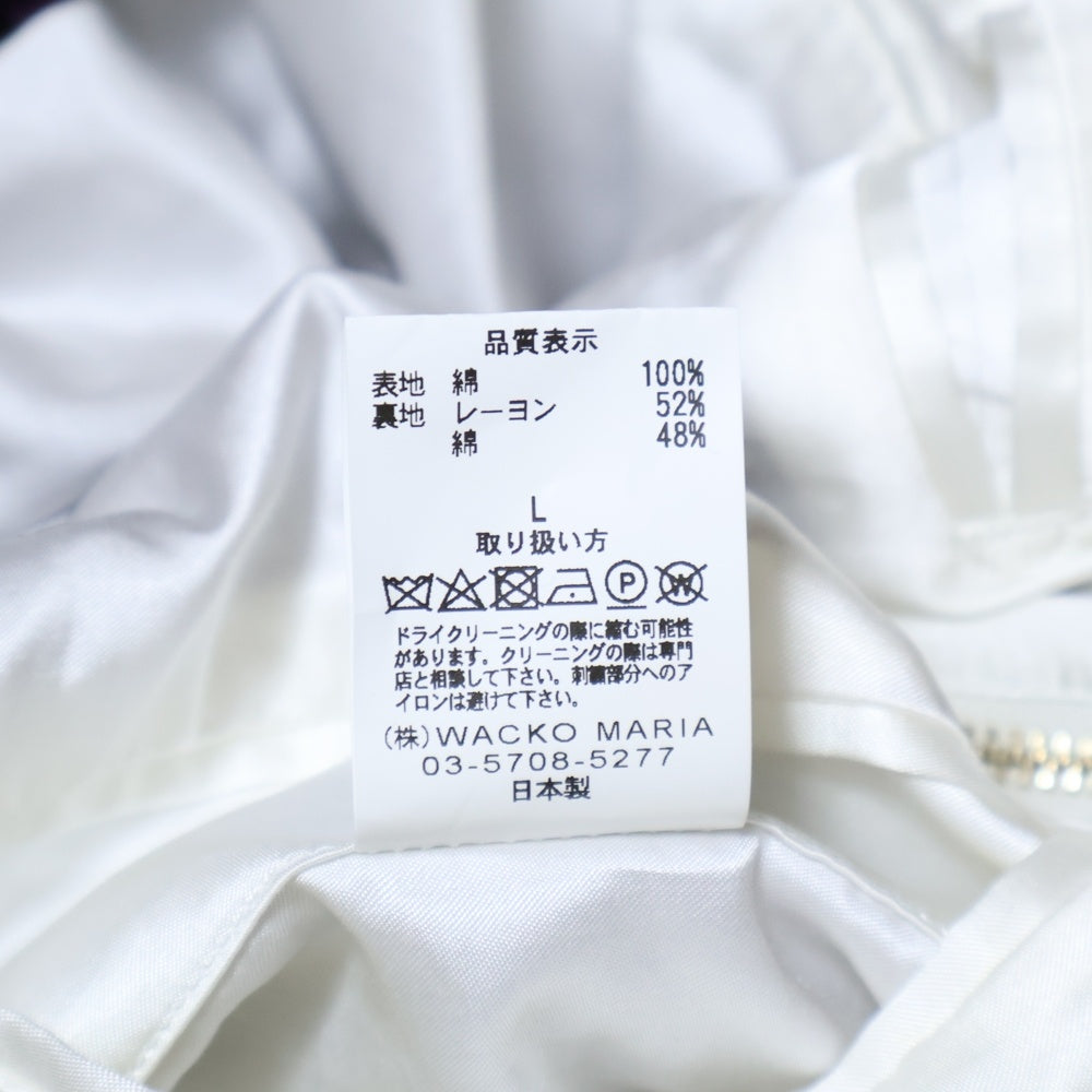 WACKO MARIA(ワコマリア) TIM LEHI PYTHON VELVET VIETNAM JACKET ティムリーハイ ジップアップ ベルベット ベトナムジャケット パープル
