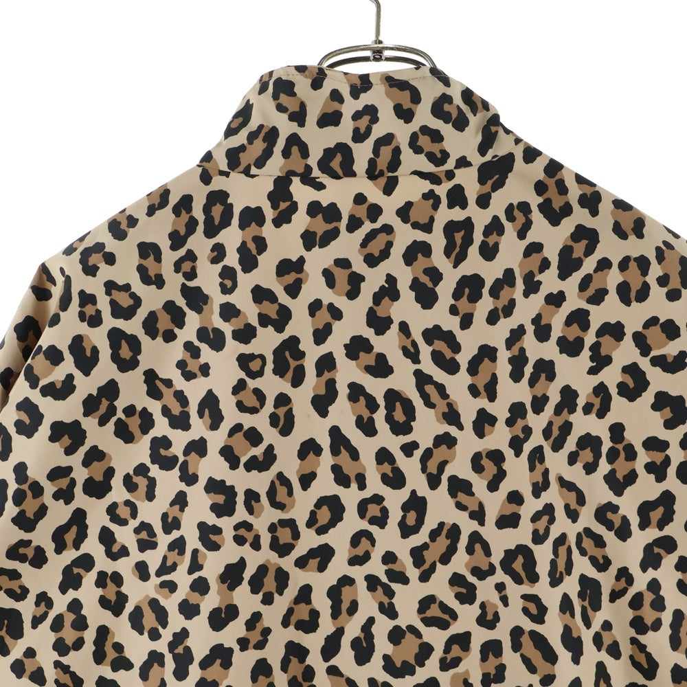 WACKO MARIA(ワコマリア) LEOPARD TRACK JACKET レオパード ジップアップ トラックジャケット ベージュ