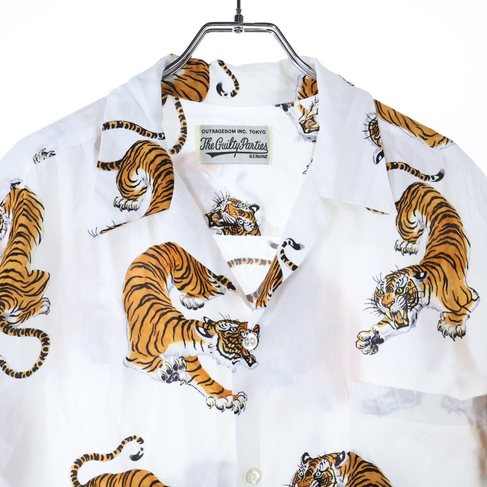 WACKO MARIA(ワコマリア) TIM LEHI HAWAIIAN S/S SHIRT ティムリーハイ ハワイアン アロハレーヨン 半袖シャツ ホワイト