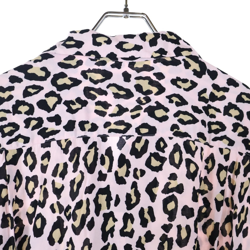 WACKO MARIA(ワコマリア) LEOPARD HAWAIIAN SHIRT レオパード ハワイアン レーヨン 半袖シャツ ピンク