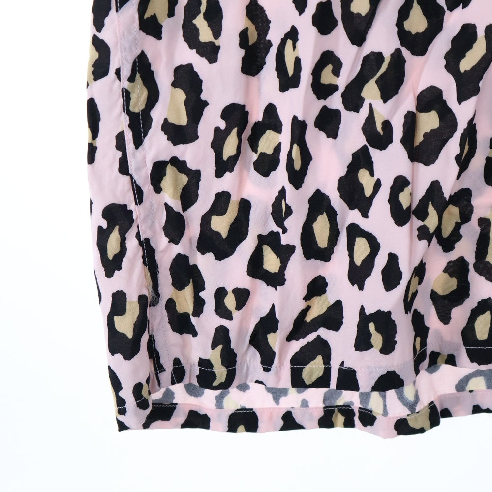 WACKO MARIA(ワコマリア) LEOPARD HAWAIIAN SHIRT レオパード ハワイアン レーヨン 半袖シャツ ピンク