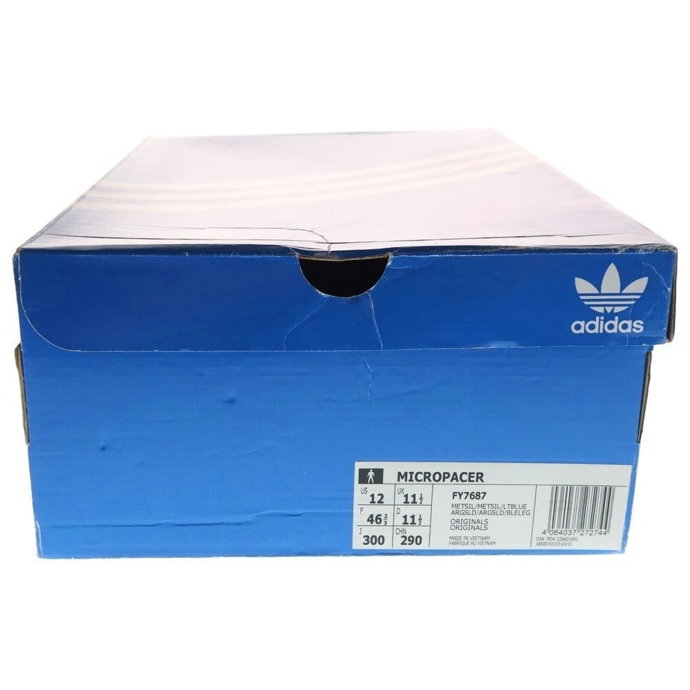 adidas(アディダス) MICROPACER マイクロペーサー ローカットシューズ シルバー US12/30cm FY7687
