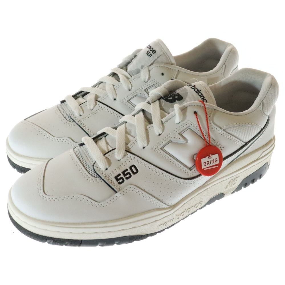 New Balance(ニューバランス) ×COMME des GARCONS HOMME BB550CDG コムデギャルソンオム レザー ローカットスニーカー ホワイト US11/29cm