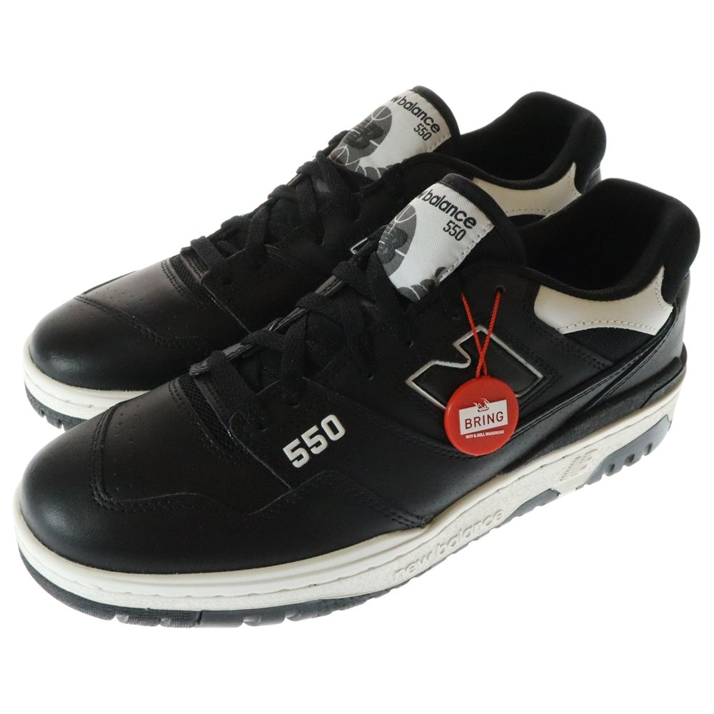 New Balance(ニューバランス) ×COMME des GARCONS HOMME BB550CDH コムデギャルソンオム レザー ローカットスニーカー ブラック US11/29cm