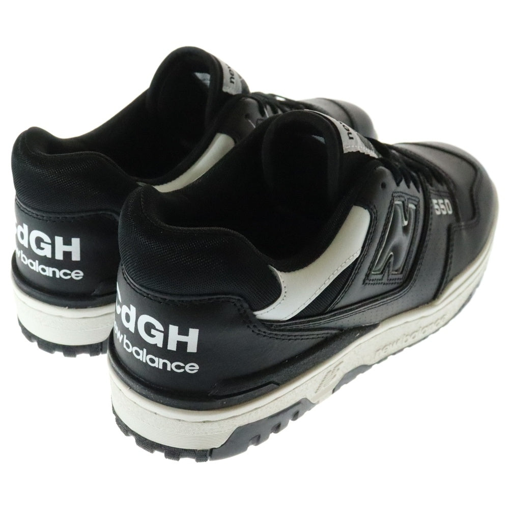 New Balance(ニューバランス) ×COMME des GARCONS HOMME BB550CDH コムデギャルソンオム レザー ローカットスニーカー ブラック US11/29cm