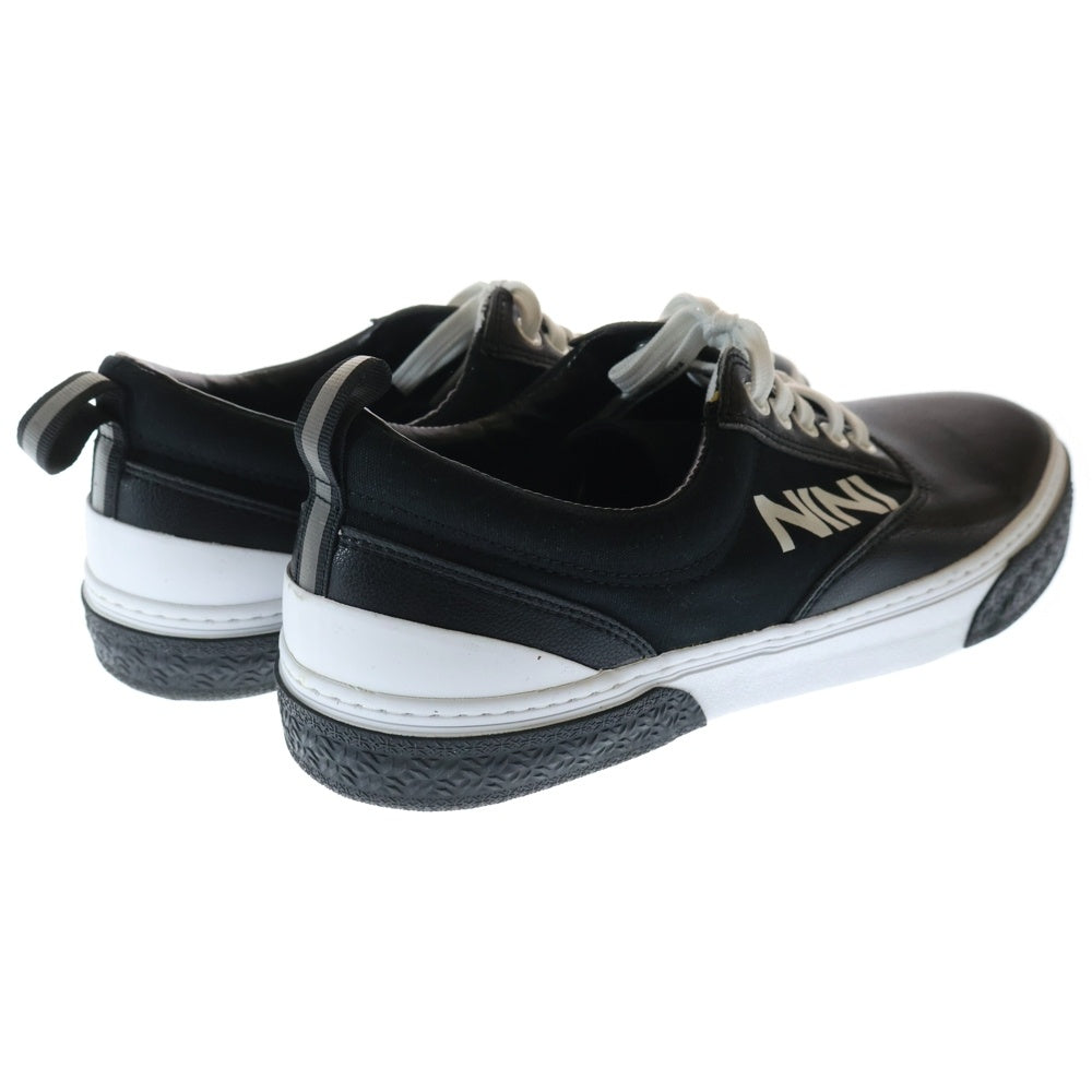 NUMBER (N)INE(ナンバーナイン) ×SLACK レザー ローカットシューズ ブラック US9.5/27.5cm