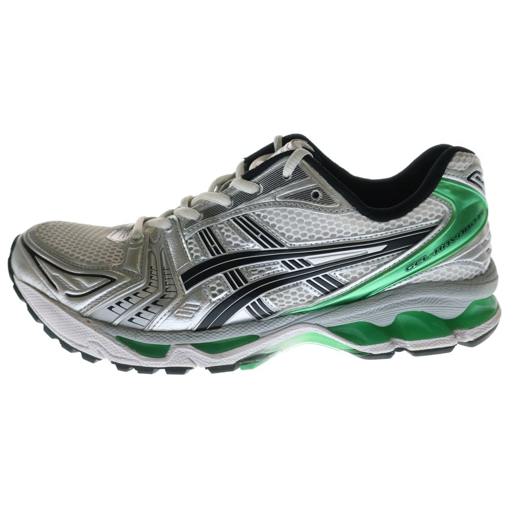 ASICS(アシックス) GEL-KAYANO 14 ゲルカヤノ ローカットスニーカー シルバー/グリーン US8.5/26.5cm 1201A019-110