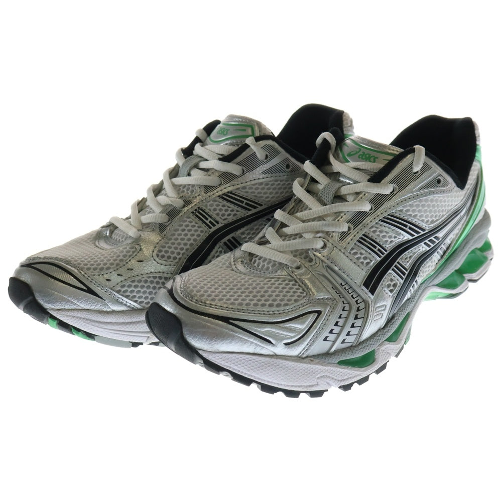 ASICS(アシックス) GEL-KAYANO 14 ゲルカヤノ ローカットスニーカー シルバー/グリーン US8.5/26.5cm 1201A019-110