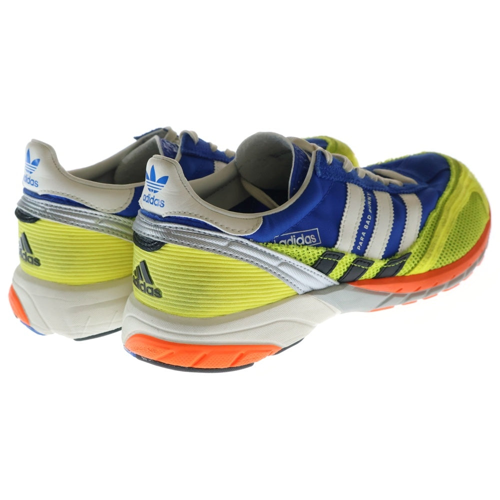 adidas(アディダス) ×BAD BUNY ADIZERO SL72 バッドバニー アディゼロ ローカットスニーカー ブルー/イエロー US8/26cm JQ8757