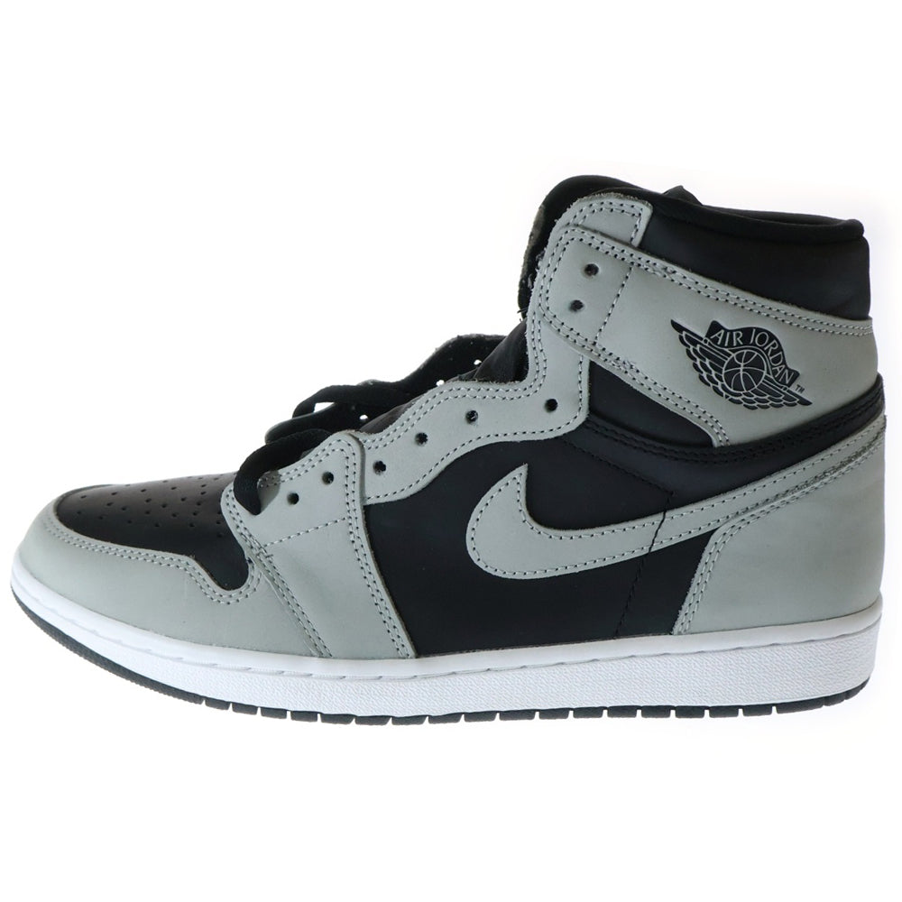 NIKE(ナイキ) AIR JORDAN 1 HIGH OG SHADOW 2.0 エアジョーダン1 シャドー2.0 ハイカットスニーカー ブラック/グレー US11/29cm 555088-035