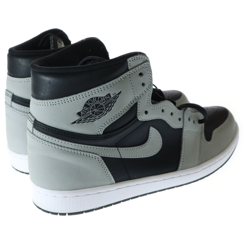 NIKE(ナイキ) AIR JORDAN 1 HIGH OG SHADOW 2.0 エアジョーダン1 シャドー2.0 ハイカットスニーカー ブラック/グレー US11/29cm 555088-035