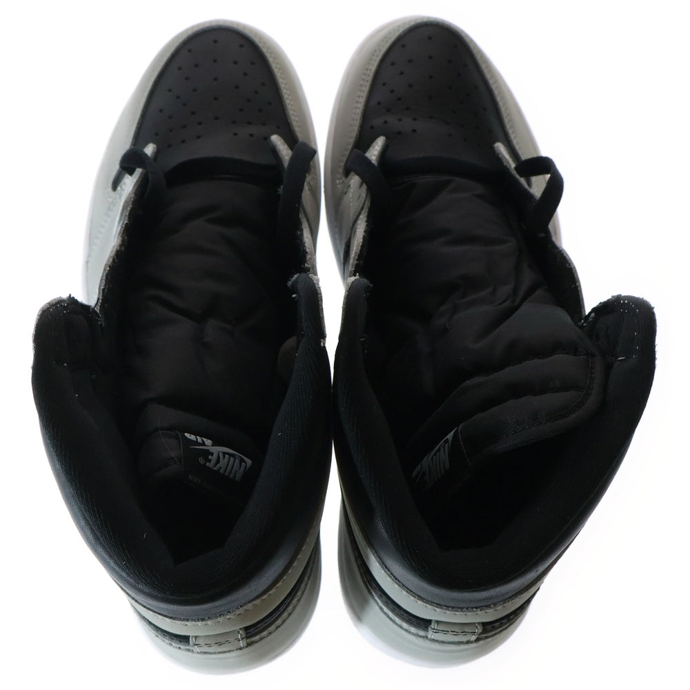 NIKE(ナイキ) AIR JORDAN 1 HIGH OG SHADOW 2.0 エアジョーダン1 シャドー2.0 ハイカットスニーカー ブラック/グレー US11/29cm 555088-035