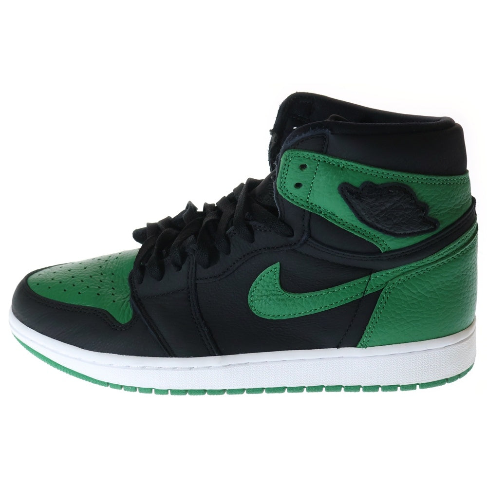 NIKE(ナイキ) AIR JORDAN 1 RETRO HIGH OG PINE GREEN エアジョーダン1 レトロ パイングリーン ハイカットスニーカー ブラック/グリーン US11/29cm 555088-030