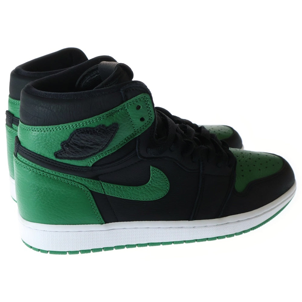 NIKE(ナイキ) AIR JORDAN 1 RETRO HIGH OG PINE GREEN エアジョーダン1 レトロ パイングリーン ハイカットスニーカー ブラック/グリーン US11/29cm 555088-030