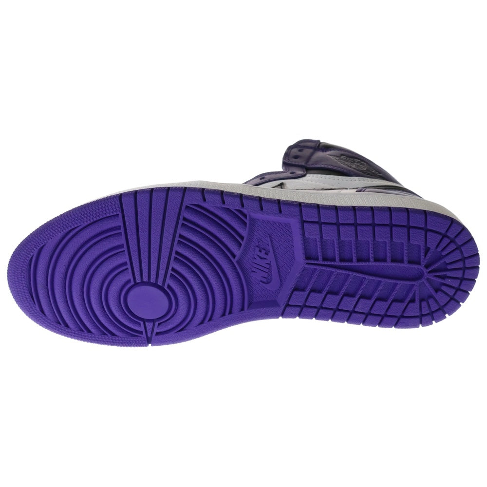 NIKE(ナイキ) AIR JORDAN 1 RETRO HIGH OG COURT PURPLE エアジョーダン1 コートパープル ハイカットスニーカー ホワイト/パープル US11/29cm 555088-500