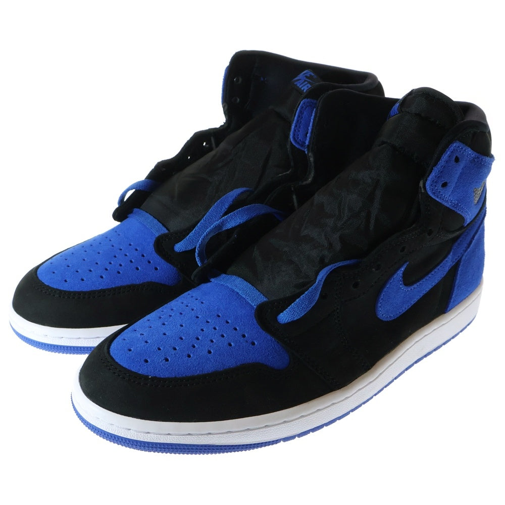 NIKE(ナイキ) AIR JORDAN 1 RETRO HIGH OG ROYAL REIMAGINED エアジョーダン1 レトロ ロイヤル リイマジンド ハイカットスニーカー ブラック/ブルー US11/29cm DZ5485-042