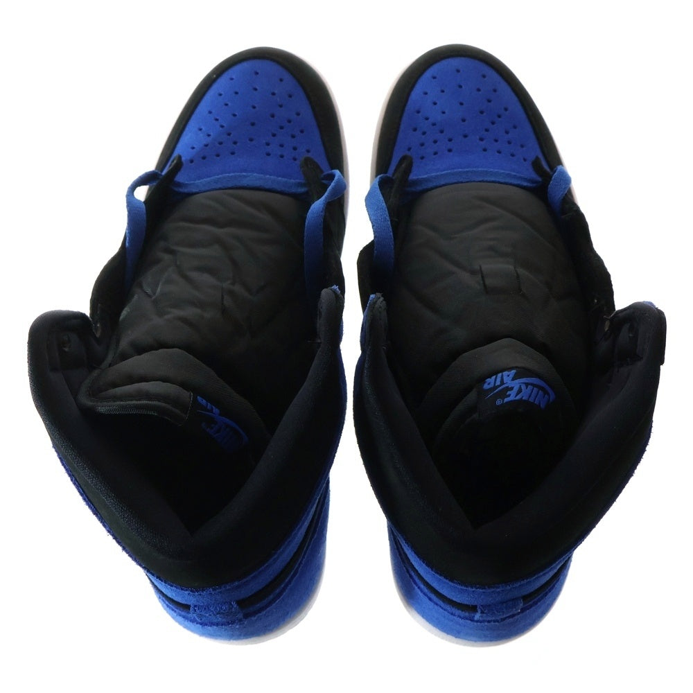 NIKE(ナイキ) AIR JORDAN 1 RETRO HIGH OG ROYAL REIMAGINED エアジョーダン1 レトロ ロイヤル リイマジンド ハイカットスニーカー ブラック/ブルー US11/29cm DZ5485-042
