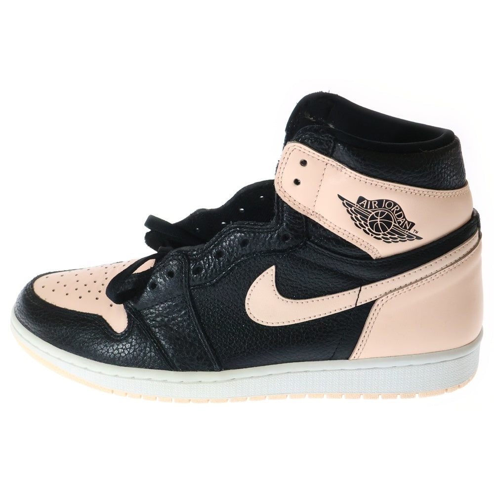 NIKE(ナイキ) AIR JORDAN 1 RETRO HIGH CRIMSON TINT エアジョーダン1 レトロ ハイカットスニーカー クリムゾンティント ブラック/ピンク US11/29cm 555088-081