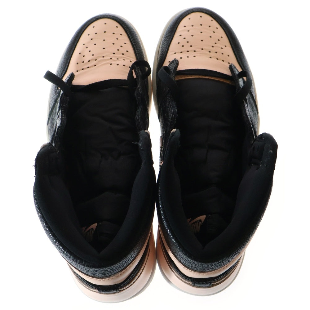 NIKE(ナイキ) AIR JORDAN 1 RETRO HIGH CRIMSON TINT エアジョーダン1 レトロ ハイカットスニーカー クリムゾンティント ブラック/ピンク US11/29cm 555088-081