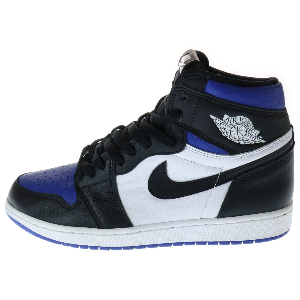 NIKE(ナイキ) AIR JORDAN1 RETRO HIGH OG ROYAL TOE エアジョーダン1 レトロ ロイヤルトゥ ハイカットスニーカー ホワイト/ブルー US11/29cm 555088-041