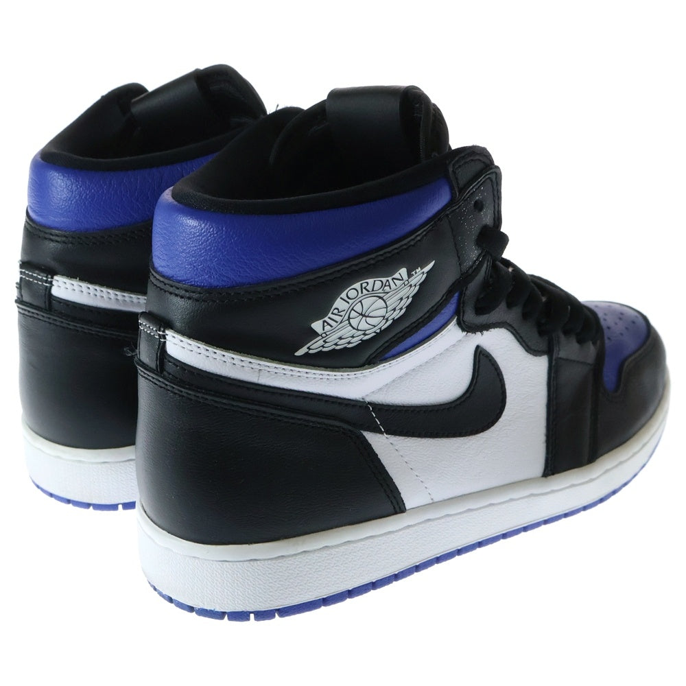 NIKE(ナイキ) AIR JORDAN1 RETRO HIGH OG ROYAL TOE エアジョーダン1 レトロ ロイヤルトゥ ハイカットスニーカー ホワイト/ブルー US11/29cm 555088-041