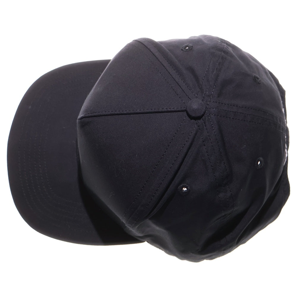 SUPREME(シュプリーム) 19SS Apple 5-Panel アップル プリント 5パネル ロゴ刺繍 キャップ 帽子 ブラック