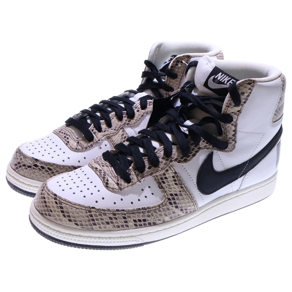 NIKE(ナイキ) TERMINATOR HIGH COCOA SNAKE ターミネーター ココアスネーク 白蛇 ハイカットスニーカー ホワイト/ベージュ US9/27cm FB1318-100