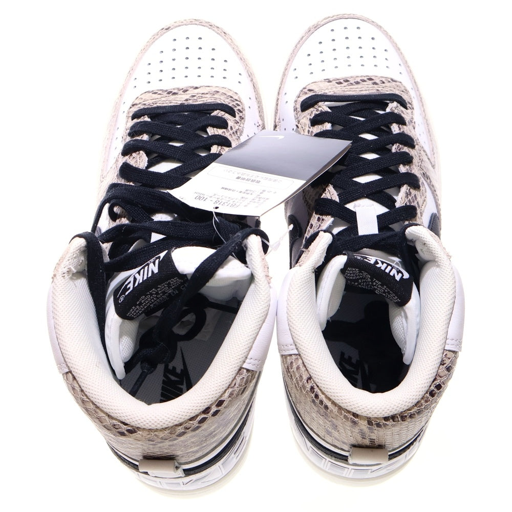 NIKE(ナイキ) TERMINATOR HIGH COCOA SNAKE ターミネーター ココアスネーク 白蛇 ハイカットスニーカー ホワイト/ベージュ US9/27cm FB1318-100