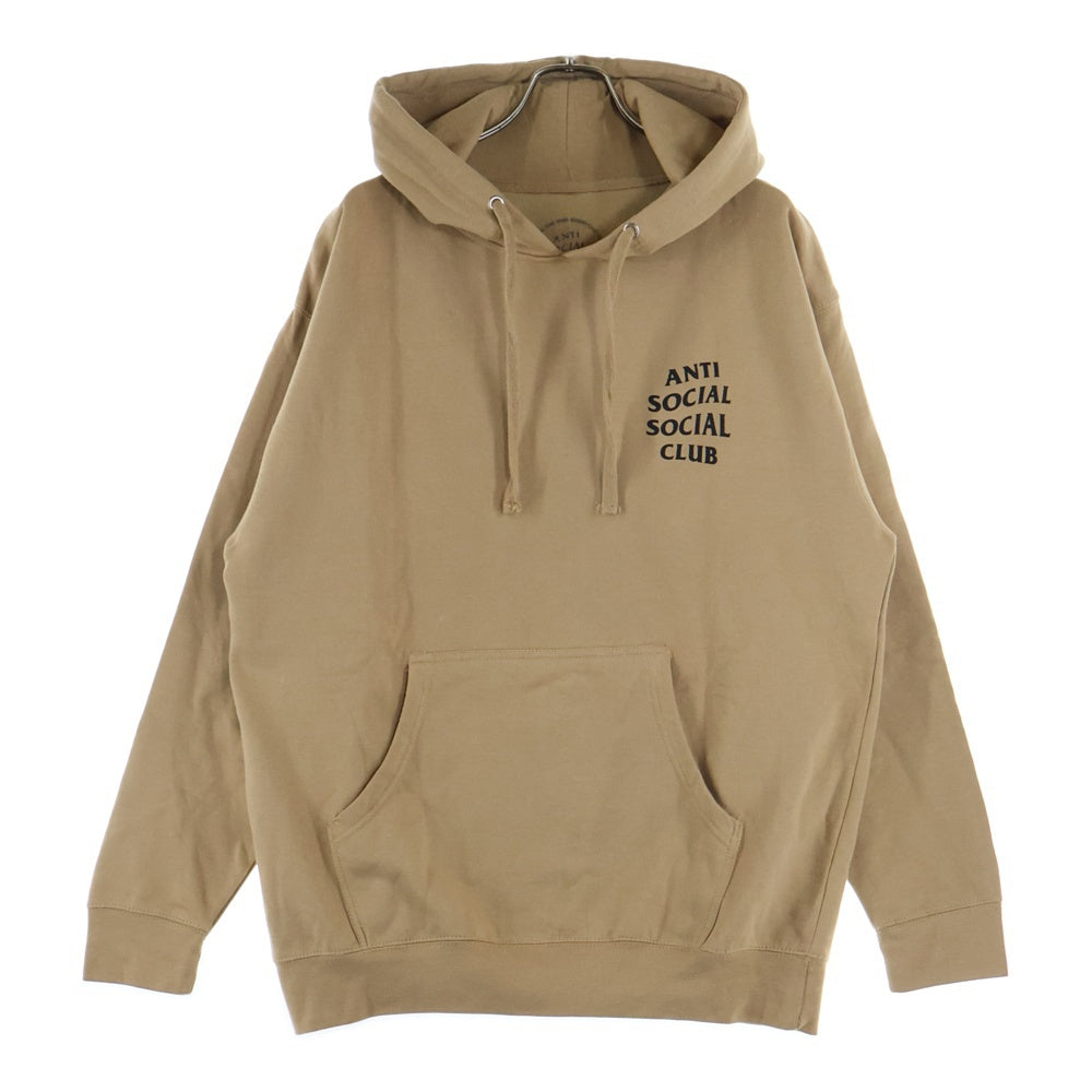 ANTI SOCIAL SOCIAL CLUB(アンチソーシャルソーシャルクラブ) Sand Hoodie ロゴプリント コットンプルオーバーパーカー ベージュ SS4500P