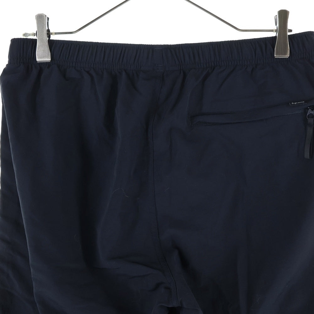 SUPREME(シュプリーム) 21SS Warm Up Pant ロゴプリント ナイロン ウォームアップパンツ ブラック