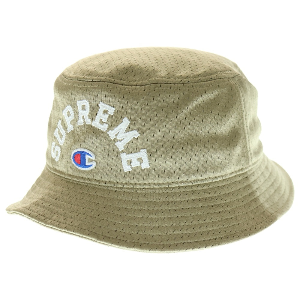 SUPREME(シュプリーム) 24SS ×Champion Mesh Crusher Hat チャンピオン メッシュ クラッシャーハット 帽子 ベージュ