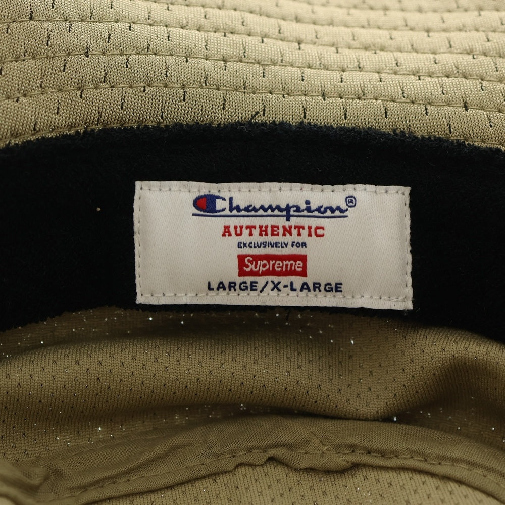 SUPREME(シュプリーム) 24SS ×Champion Mesh Crusher Hat チャンピオン メッシュ クラッシャーハット 帽子 ベージュ