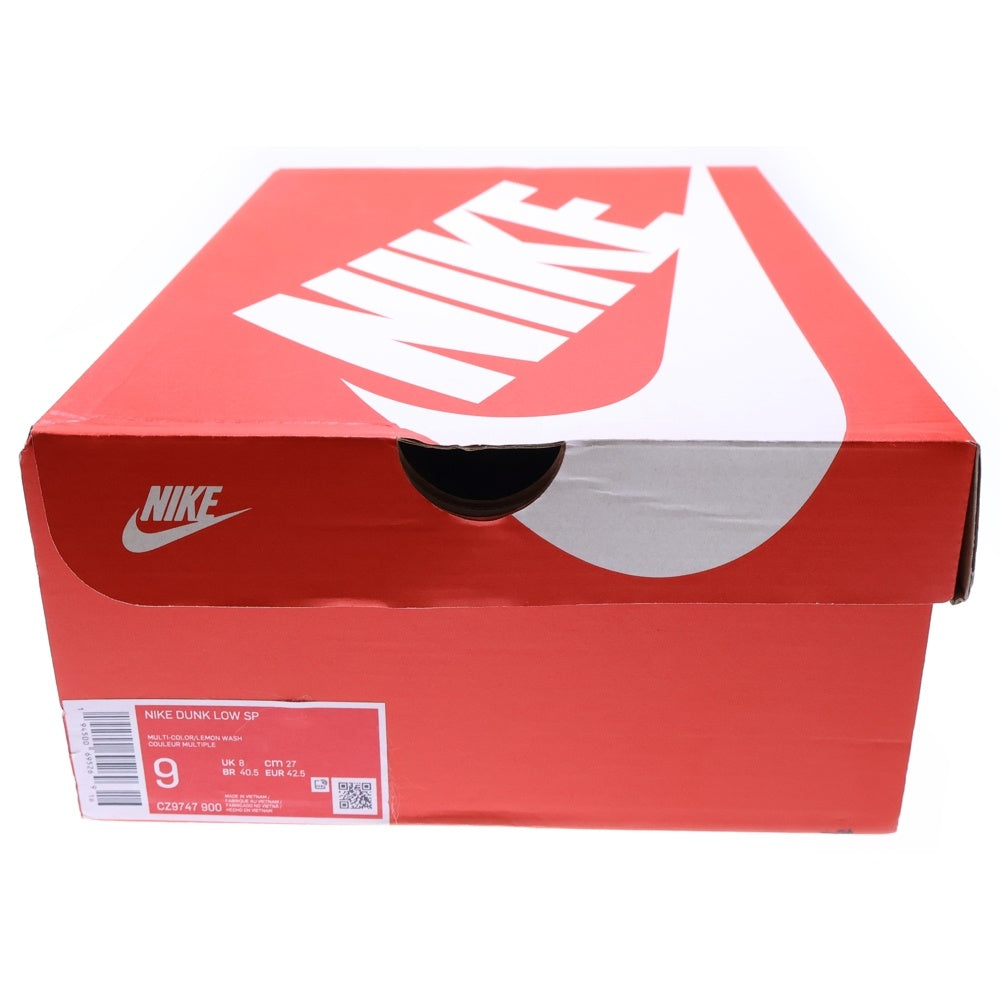 NIKE(ナイキ) DUNK LOW COMMUNITY GARDEN ダンク コミュニティ ガーデン ローカットスニーカー マルチカラー US9/27cm CZ9747-900